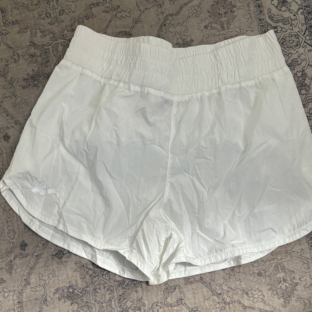 Rumble White Athletic Shorts